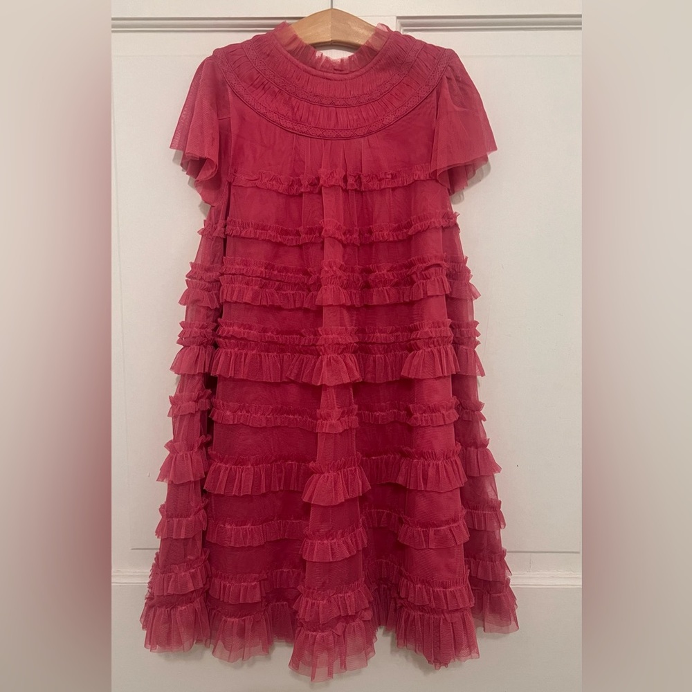 Mini Boden Tulle Tiered Dress 9-10y